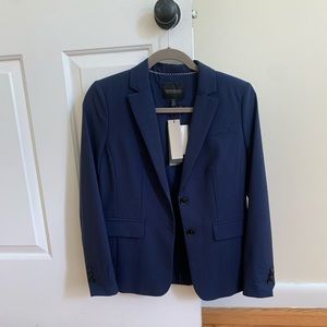 Banana Republic Blue Plaid Blazer - size 2P
